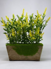 Artificial Greenery in Rustic Brown Planter